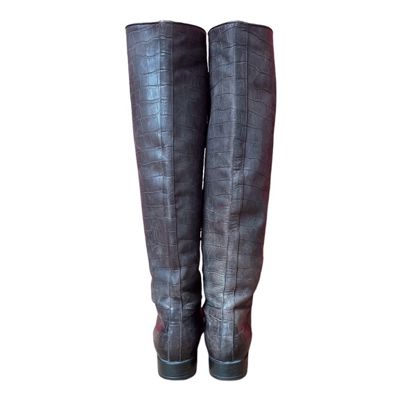 Tall boots right under the knee Santoni - Picture 4 of 13